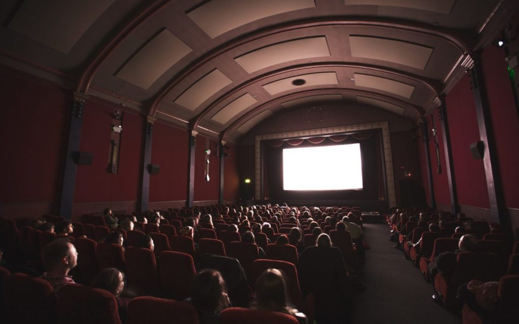 Movie theater with audience