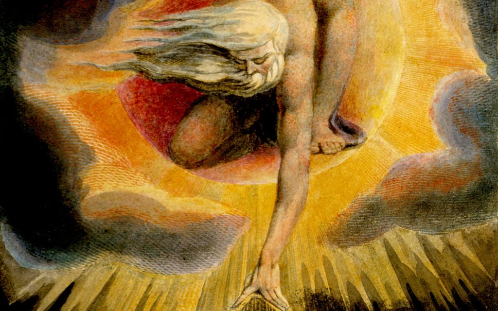 "Ancient of Days" artwork by William Blake